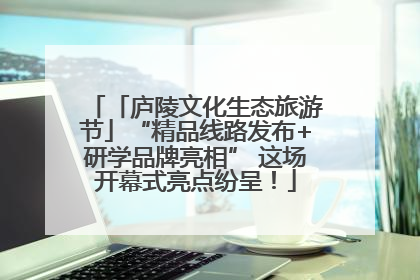 「庐陵文化生态旅游节」“精品线路发布+研学品牌亮相” 这场开幕式亮点纷呈！