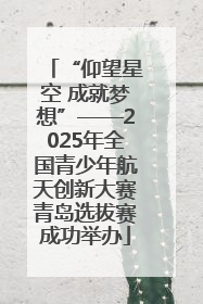 “仰望星空 成就梦想”——2025年全国青少年航天创新大赛青岛选拔赛成功举办