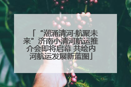 “潮涌清河·航聚未来”济南小清河航运推介会即将启幕 共绘内河航运发展新蓝图