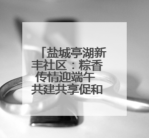 盐城亭湖新丰社区：粽香传情迎端午 共建共享促和谐