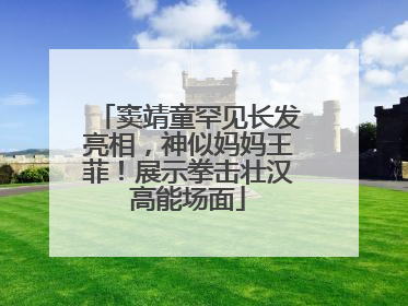窦靖童罕见长发亮相，神似妈妈王菲！展示拳击壮汉高能场面