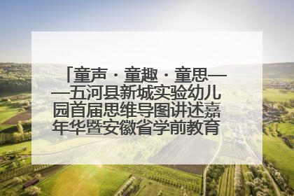 童声・童趣・童思——五河县新城实验幼儿园首届思维导图讲述嘉年华暨安徽省学前教育教研基地园项目阶段性成果展示活动