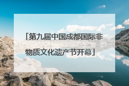 第九届中国成都国际非物质文化遗产节开幕