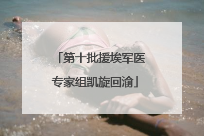 第十批援埃军医专家组凯旋回渝