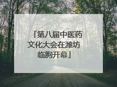 第八届中医药文化大会在潍坊临朐开幕