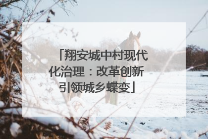 翔安城中村现代化治理：改革创新引领城乡蝶变