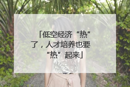 低空经济“热”了，人才培养也要“热”起来