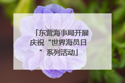东营海事局开展庆祝“世界海员日”系列活动