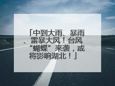 中到大雨、暴雨、雷暴大风!台风“蝴蝶”来袭,或将影响湖北!