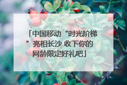 中国移动“时光阶梯”亮相长沙 收下你的网龄限定好礼吧