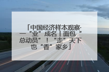 中国经济样本观察·一“业”成名丨面包“总动员”！“走”天下也“香”家乡