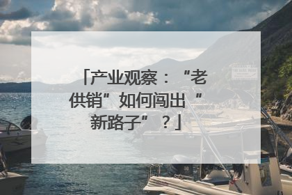 产业观察：“老供销”如何闯出“新路子”？