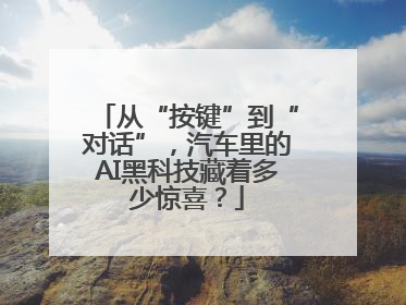 从“按键”到“对话”，汽车里的AI黑科技藏着多少惊喜？