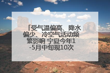 受气温偏高、降水偏少、冷空气活动频繁影响 宁夏今年1-5月中旬现10次定级沙尘天气过程