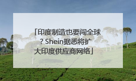 印度制造也要闯全球？Shein据悉将扩大印度供应商网络
