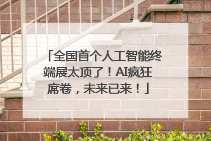 全国首个人工智能终端展太顶了！AI疯狂席卷，未来已来！
