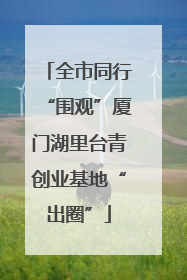 全市同行“围观”厦门湖里台青创业基地“出圈”