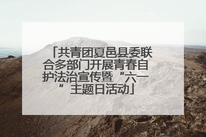 共青团夏邑县委联合多部门开展青春自护法治宣传暨“六一”主题日活动