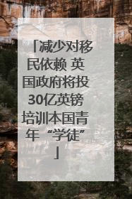减少对移民依赖 英国政府将投30亿英镑培训本国青年“学徒”