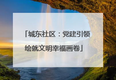 城东社区：党建引领绘就文明幸福画卷