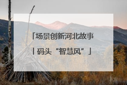 场景创新河北故事丨码头“智慧风”