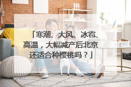 寒潮、大风、冰雹、高温，大幅减产后北京还适合种樱桃吗？