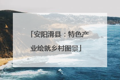 安阳滑县：特色产业绘就乡村图景