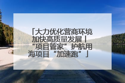 大力优化营商环境 加快高质量发展丨“项目管家”护航用海项目“加速跑”