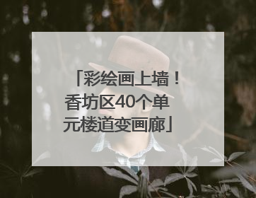 彩绘画上墙！香坊区40个单元楼道变画廊