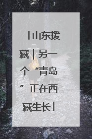 山东援藏｜另一个“青岛”正在西藏生长