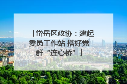 岱岳区政协：建起委员工作站 搭好党群“连心桥”