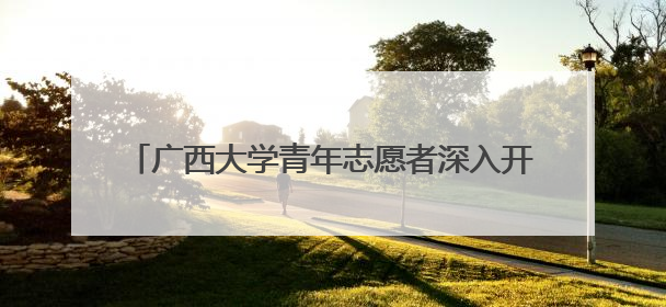 广西大学青年志愿者深入开展遵义会议精神宣讲活动