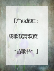 广西龙胜：载歌载舞欢度“苗歌节”