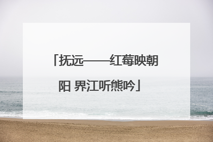 抚远——红莓映朝阳 界江听熊吟