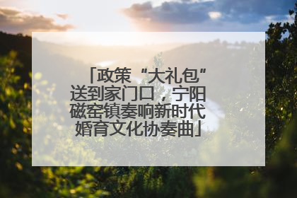 政策“大礼包”送到家门口，宁阳磁窑镇奏响新时代婚育文化协奏曲