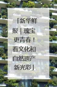 新华鲜报｜瑰宝更青春！看文化和自然遗产新光彩