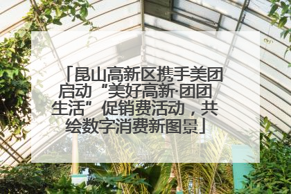 昆山高新区携手美团启动“美好高新·团团生活”促销费活动，共绘数字消费新图景