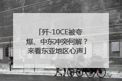 歼-10CE被夸爆、中东冲突何解？来看东亚地区心声