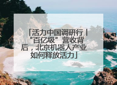 活力中国调研行丨 “百亿级”营收背后，北京机器人产业如何释放活力