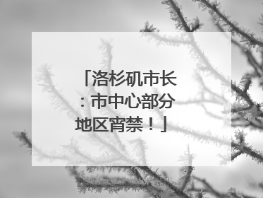 洛杉矶市长：市中心部分地区宵禁！