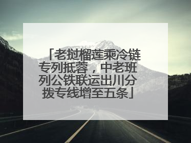 老挝榴莲乘冷链专列抵蓉，中老班列公铁联运出川分拨专线增至五条