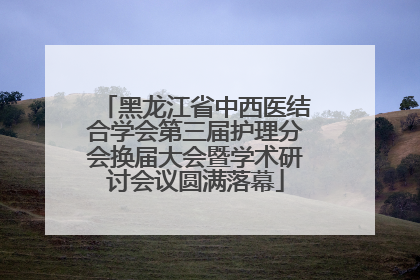 黑龙江省中西医结合学会第三届护理分会换届大会暨学术研讨会议圆满落幕