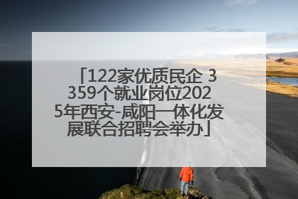 122家优质民企 3359个就业岗位2025年西安-咸阳一体化发展联合招聘会举办