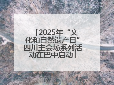 2025年“文化和自然遗产日”四川主会场系列活动在巴中启动