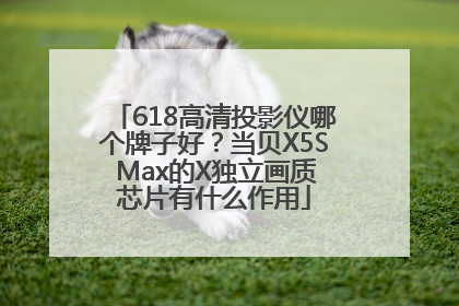 618高清投影仪哪个牌子好？当贝X5S Max的X独立画质芯片有什么作用